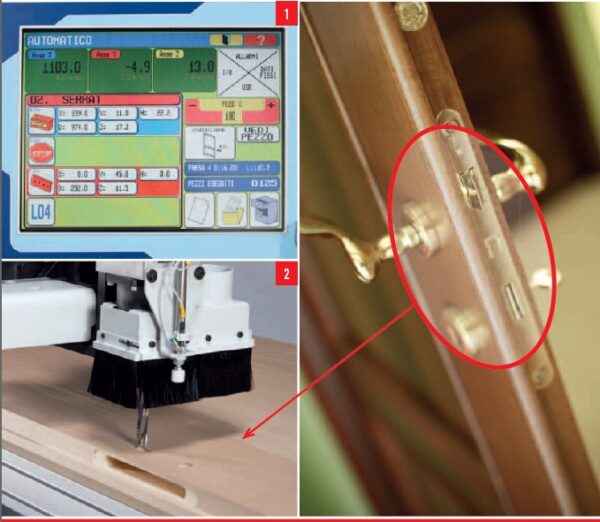 Fresadora de Bisagras y Cerraduras a CNC CENTAURO ALFA - Imagen 3
