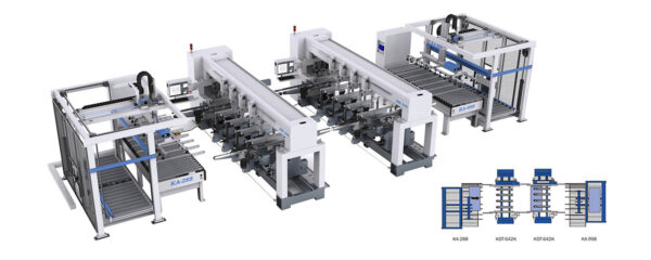 Agujereadora multiple automatica MARZICA AM LINEA